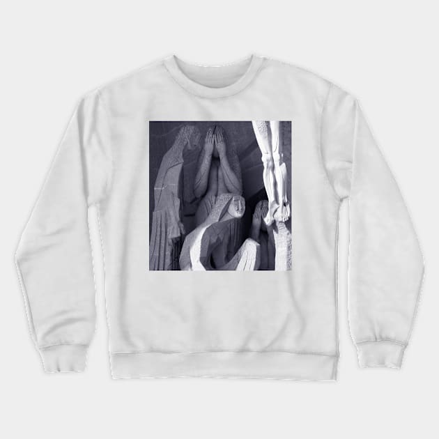 Mourning, La Familia Sagrada Crewneck Sweatshirt by MAMMAJAMMA